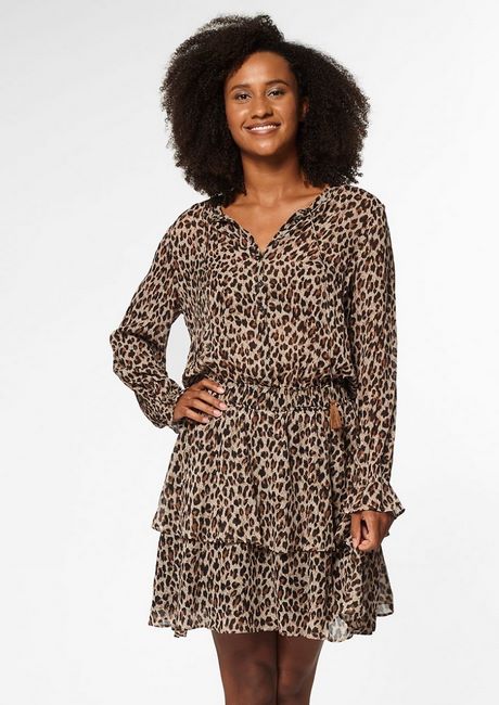 Luipaard print jurk