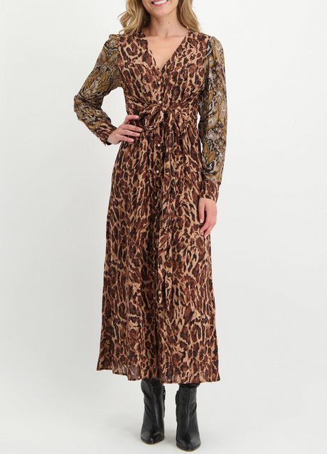 Luipaard print jurk