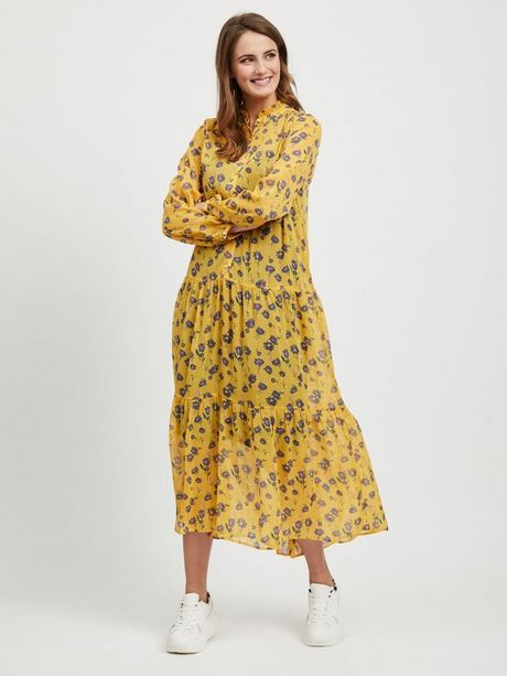 Maxi jurk met bloemen