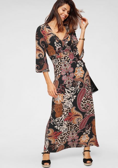 Maxi jurk met bloemen