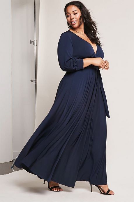 Extra lange maxi jurk