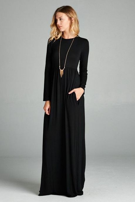 Simpele maxi dress