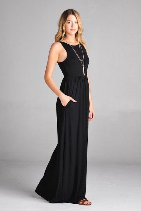 Simpele maxi dress