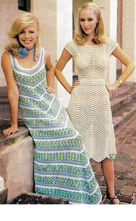 Vintage jaren 70 jurk