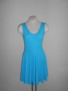 Aqua blauwe jurk