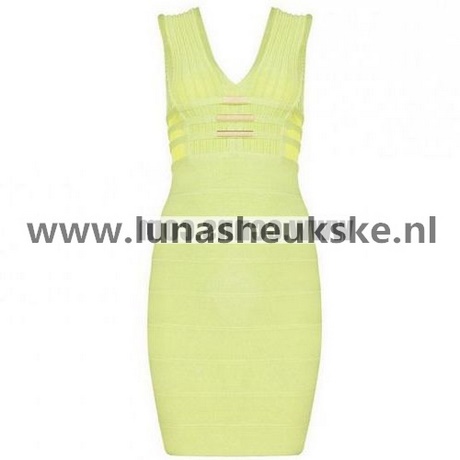 Licht groene jurk