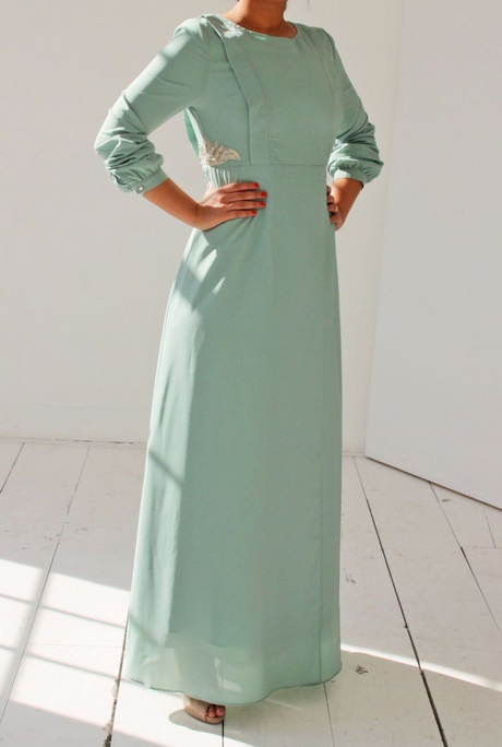 Pastel groen jurk