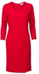 Rode zakelijke jurk