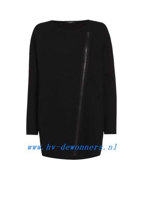 Zwarte sweatjurk