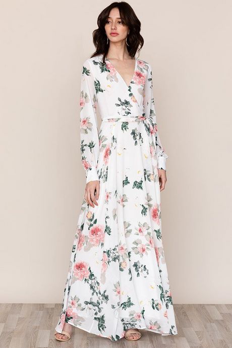 Flower maxi dress