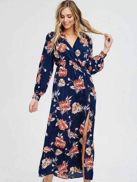 Flower maxi dress