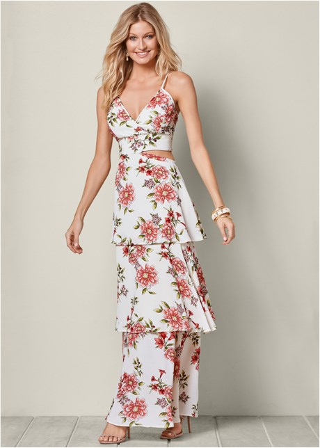 Flower maxi dress