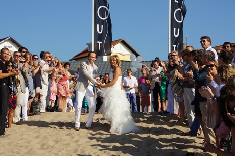 Jurk voor strand bruiloft