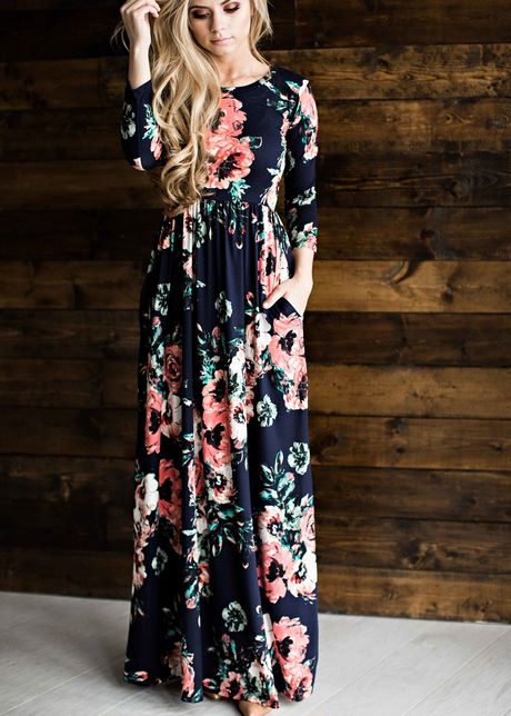 Maxi dress jurk