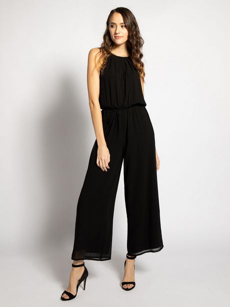 Jumpsuit zwart esprit