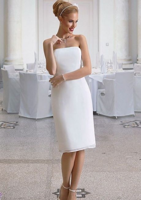 Witte jurk satijn