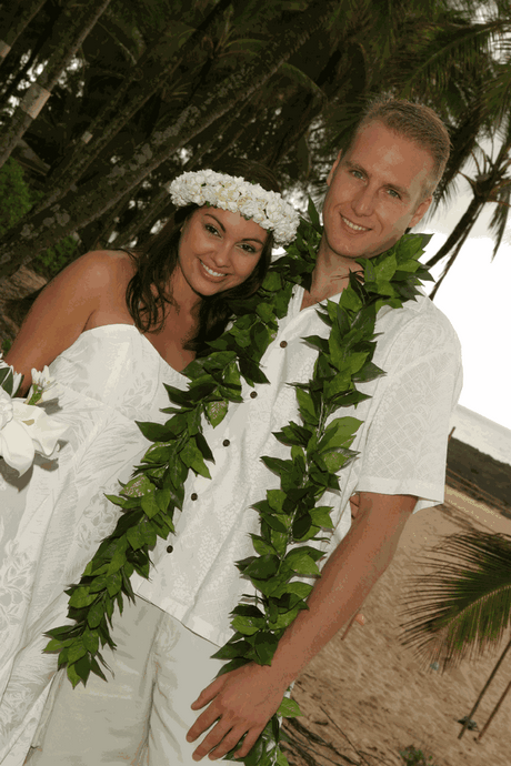 Hawaiiaanse bruidsmeisjes jurken