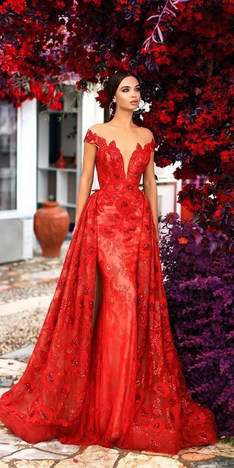 Rode jurk bruiloft