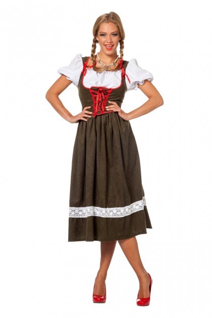 Dirndl jurk strik