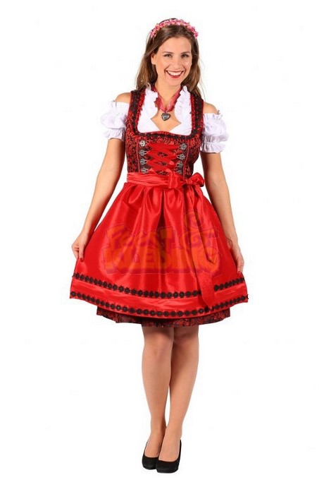 Dirndl rood