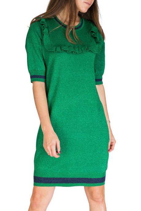 Glitter jurk groen