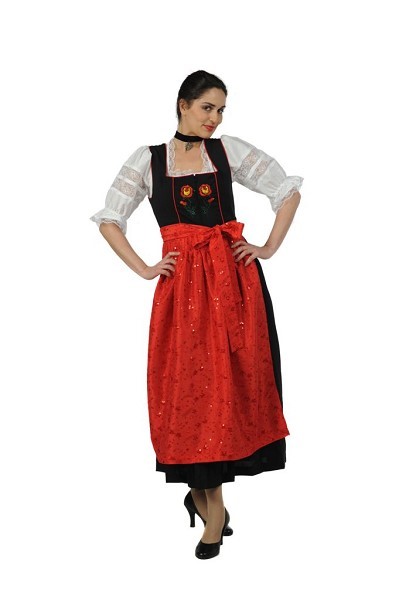 Lange dirndl jurk