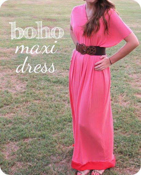 Simpele maxi dress