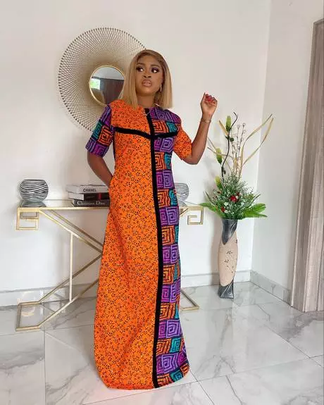 Afrikaanse lange jurken ontwerpen 2023