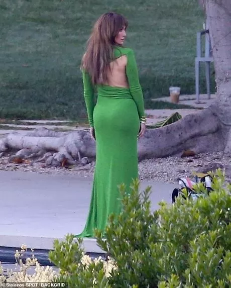 Jlo groene jurk 2023