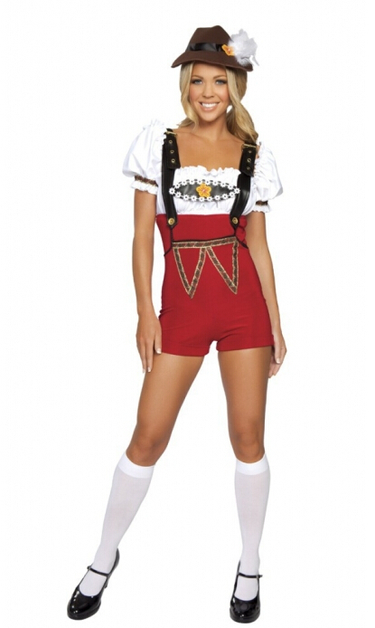 Vrouwelijke lederhosen