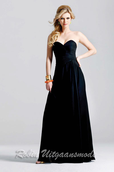 Zwarte gala jurk
