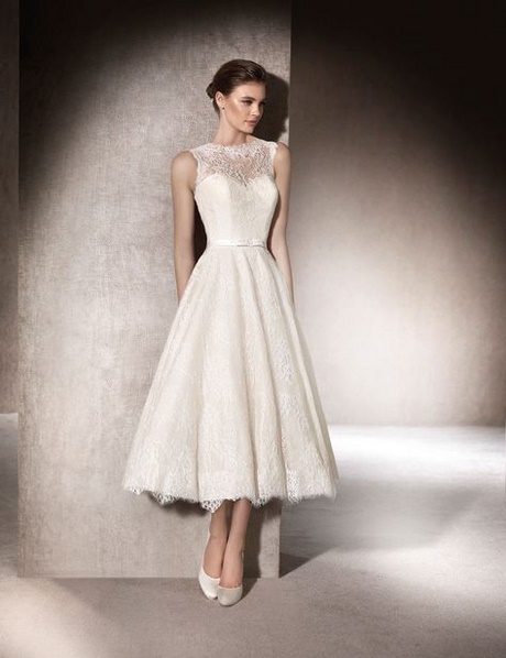 Pronovias korte trouwjurk