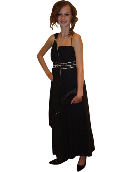 Zwarte gala jurk kort