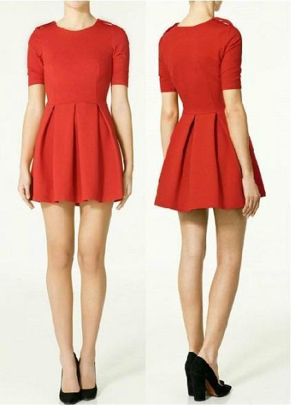 Rode jurk zara