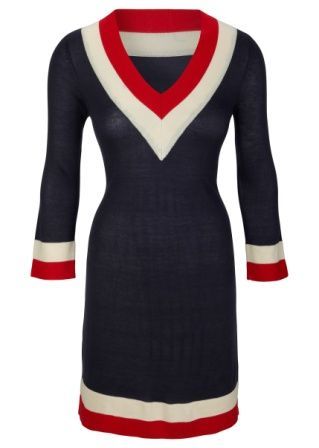 Sweater dress rood