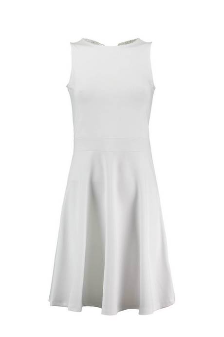 Witte jurk a lijn
