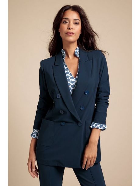 Blazer jurk blauw