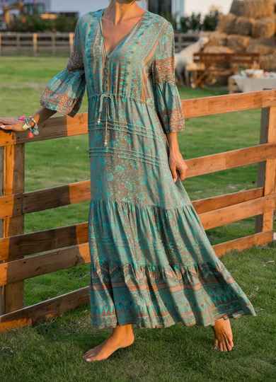 Boho jurk kort