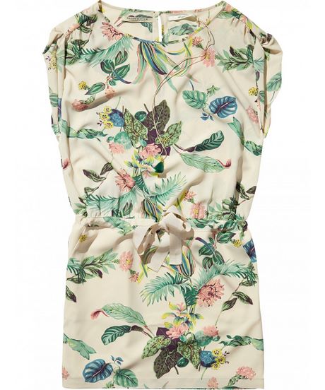 Maison scotch jurk groen