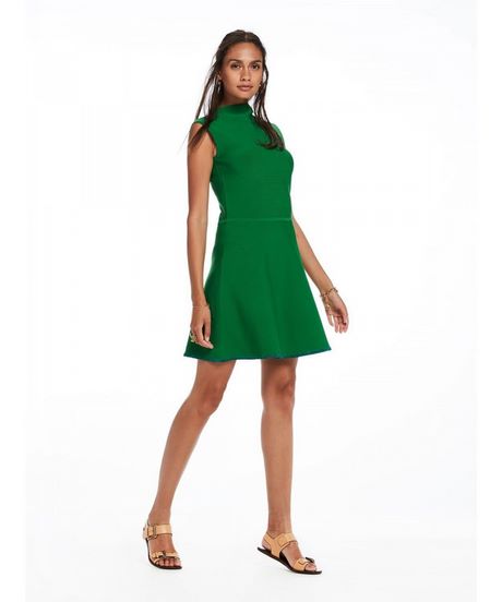 Maison scotch jurk groen