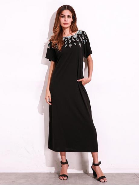 Korte maxi dress