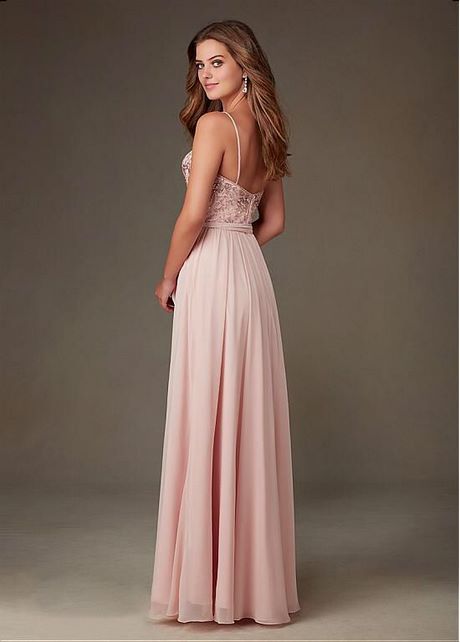 Roze chiffon jurk