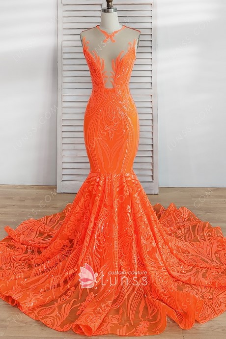Oranje prom dresses 2023