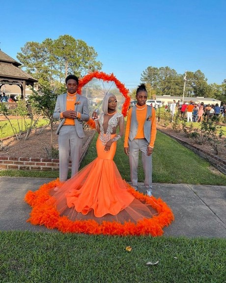 Oranje prom dresses 2023
