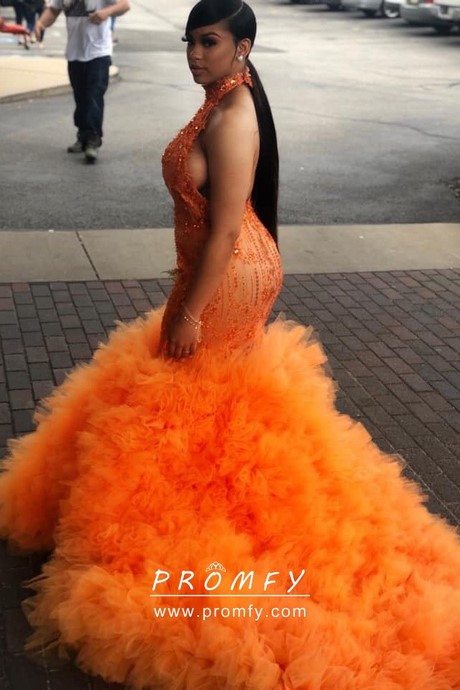 Oranje prom dresses 2023