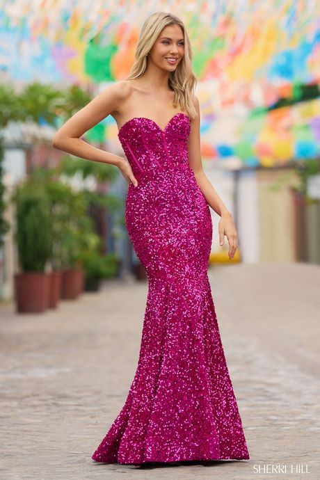 Tweedelige zeemeermin prom dresses 2023