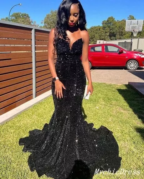 Black lace prom dresses 2024