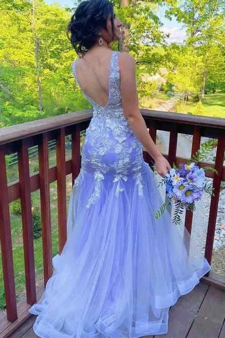 Witte lace Prom dresses 2024