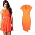 Oranje jurk