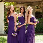 Bruidsmeisjes jurken paars